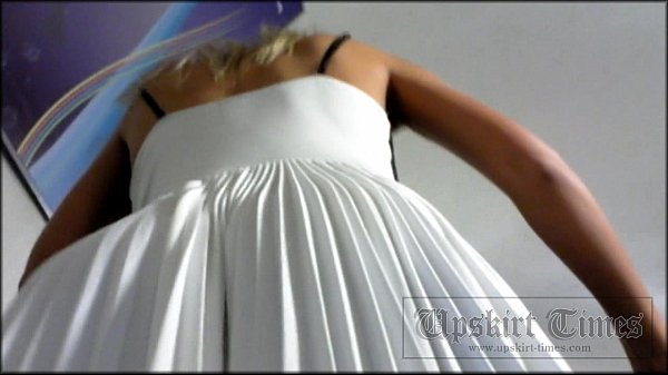 Blonde Flashing Her Panties